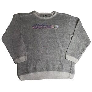 Vintage 90s Starter Florida Gators Sweater Men‎ L Grey Sweatshirt Pullover